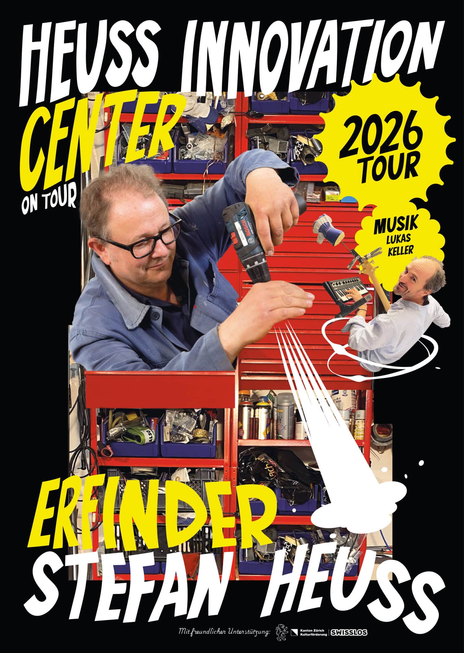 Stefan Heuss – Plakat – Tour 2026